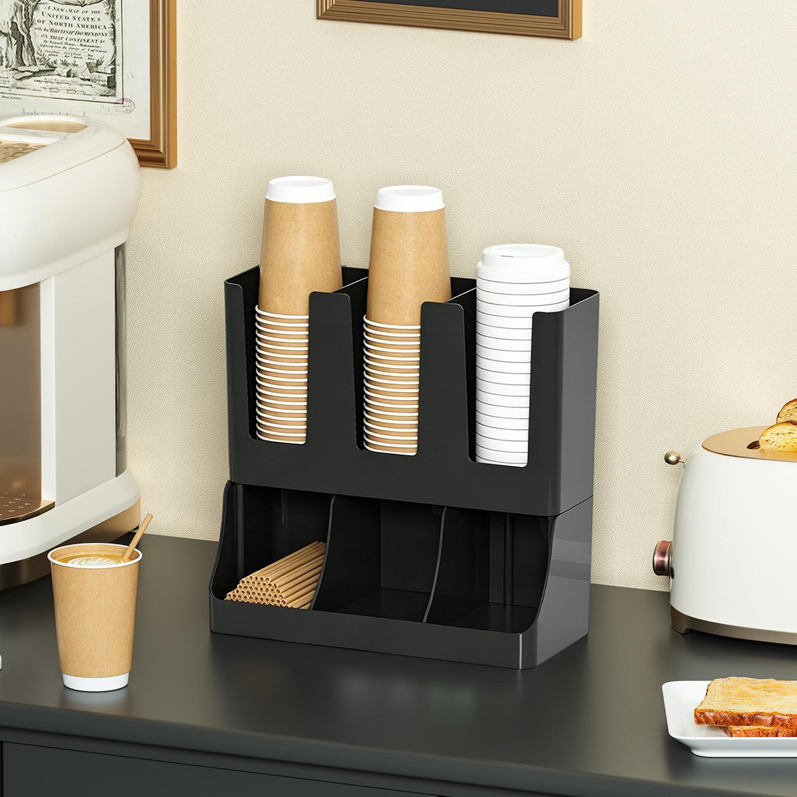 Coffee Organizer Station 6-Com - Tea Coffee Set Up のレビューと価格