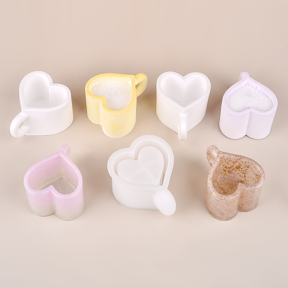 3D Tea Cup Love Silicone Mold  - Coffee Tea Love のレビューと価格
