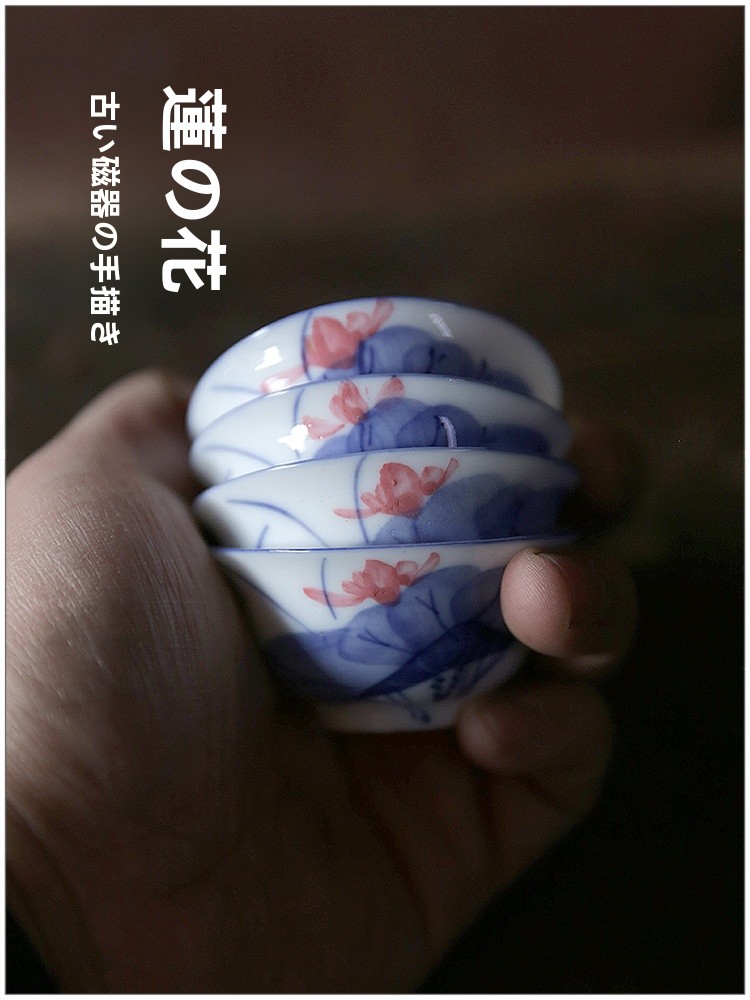 Ultra-Thin Hand-Painted Old Po - Gongfu Tea Set のレビューと価格