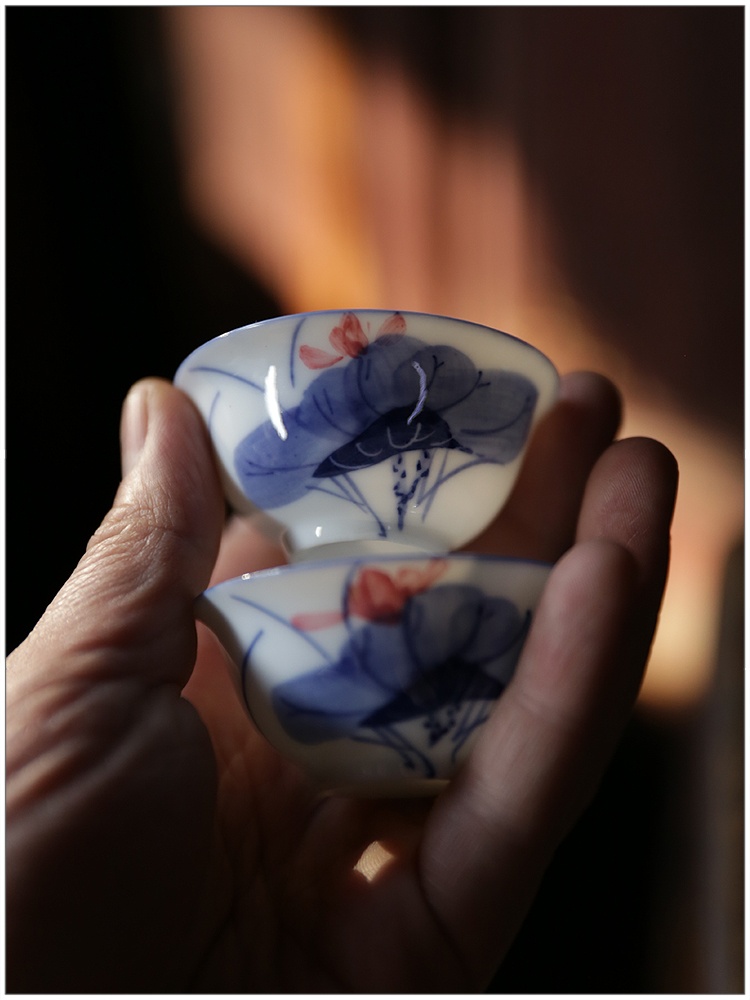 Ultra-Thin Hand-Painted Old Po - Gongfu Tea Set のレビューと価格