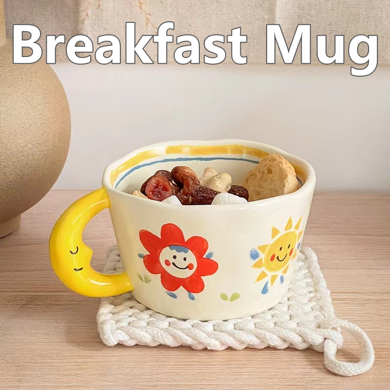 Ceramic Mug Lovely Hand Painte - Coffee Tea Love のレビューと価格