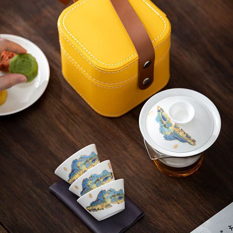 Travel Jade White Porcelain Te - Gongfu Tea Set のレビューと価格