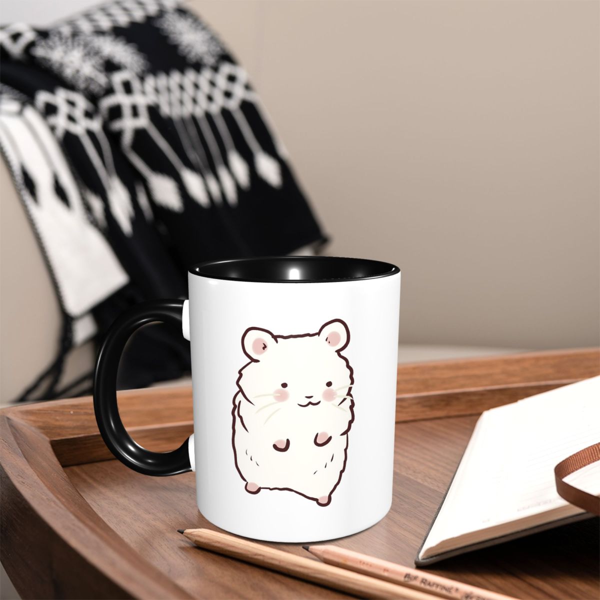 Cute Hamster Drawing Mug Funny - Coffee Tea Drawing のレビューと価格