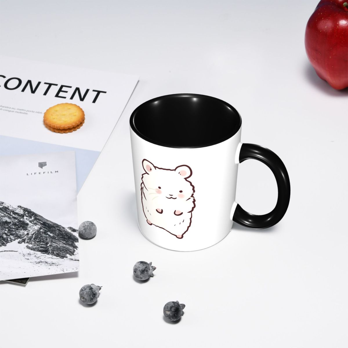 Cute Hamster Drawing Mug Funny - Coffee Tea Drawing のレビューと価格