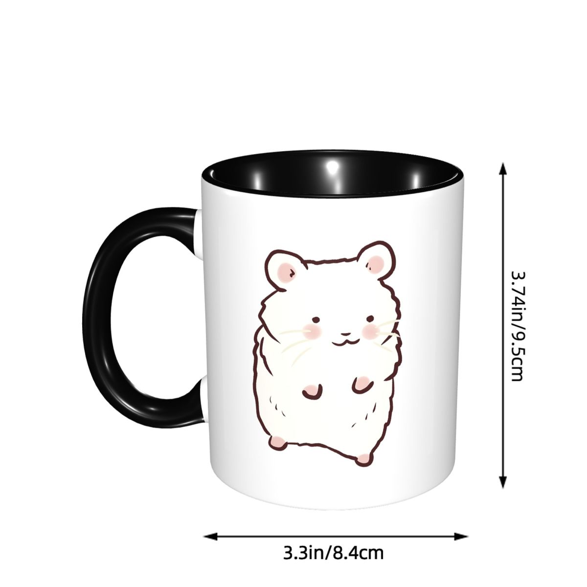Cute Hamster Drawing Mug Funny - Coffee Tea Drawing のレビューと価格