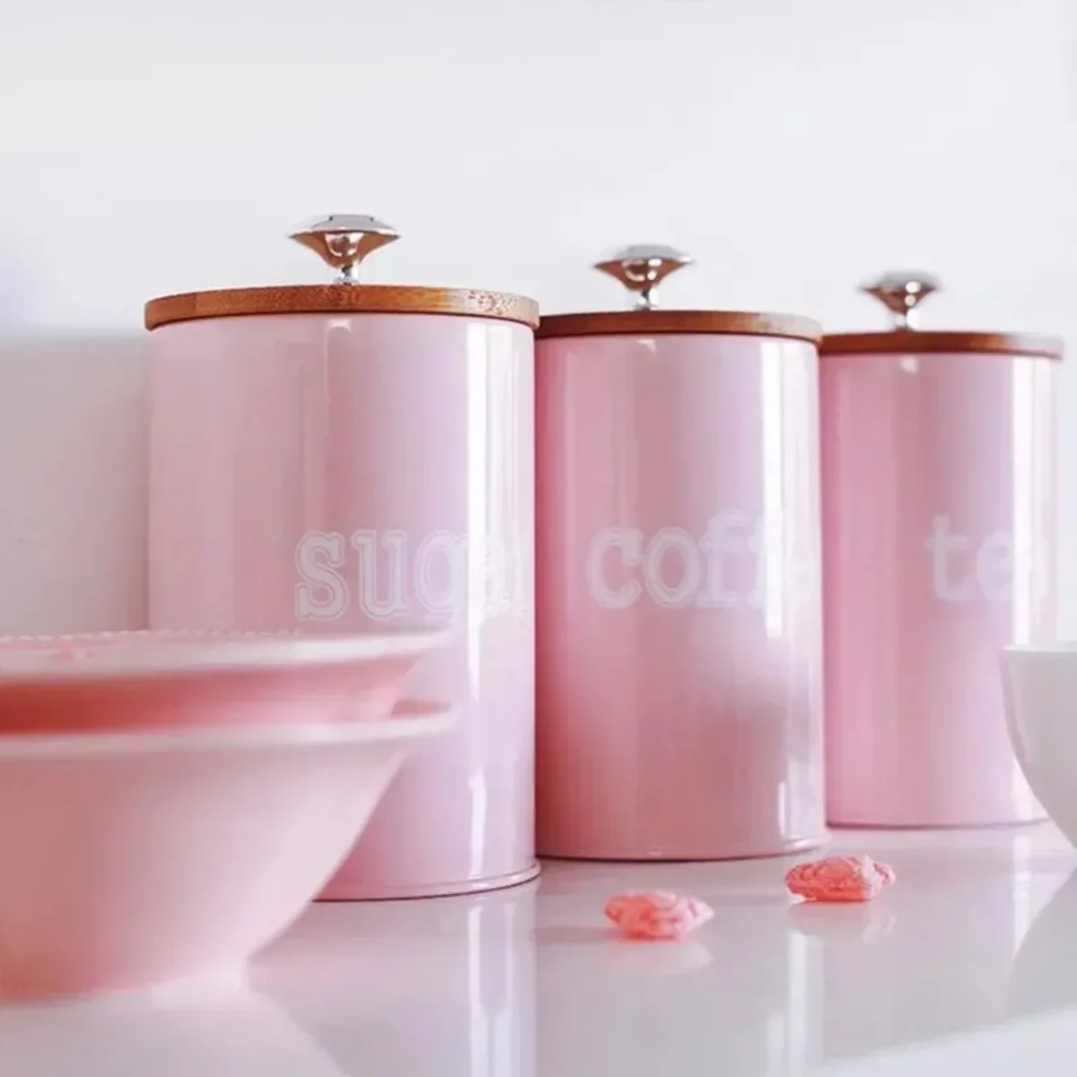 3Pcs/Set Tea Coffee Sugar Stor - Tea Coffee Utensils のレビューと価格