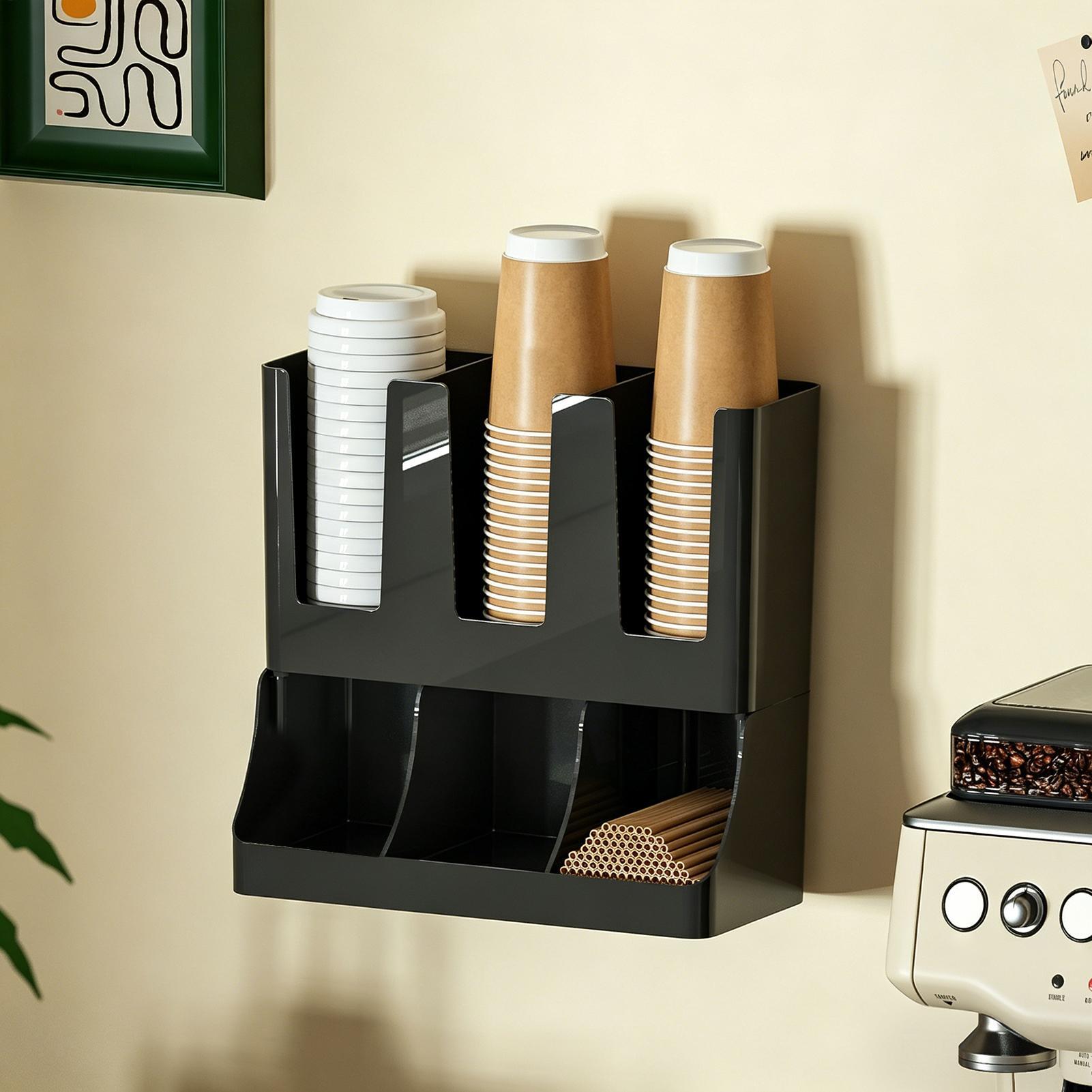 Coffee Bar Organizer 6-Compart - Tea Coffee Set Up のレビューと価格